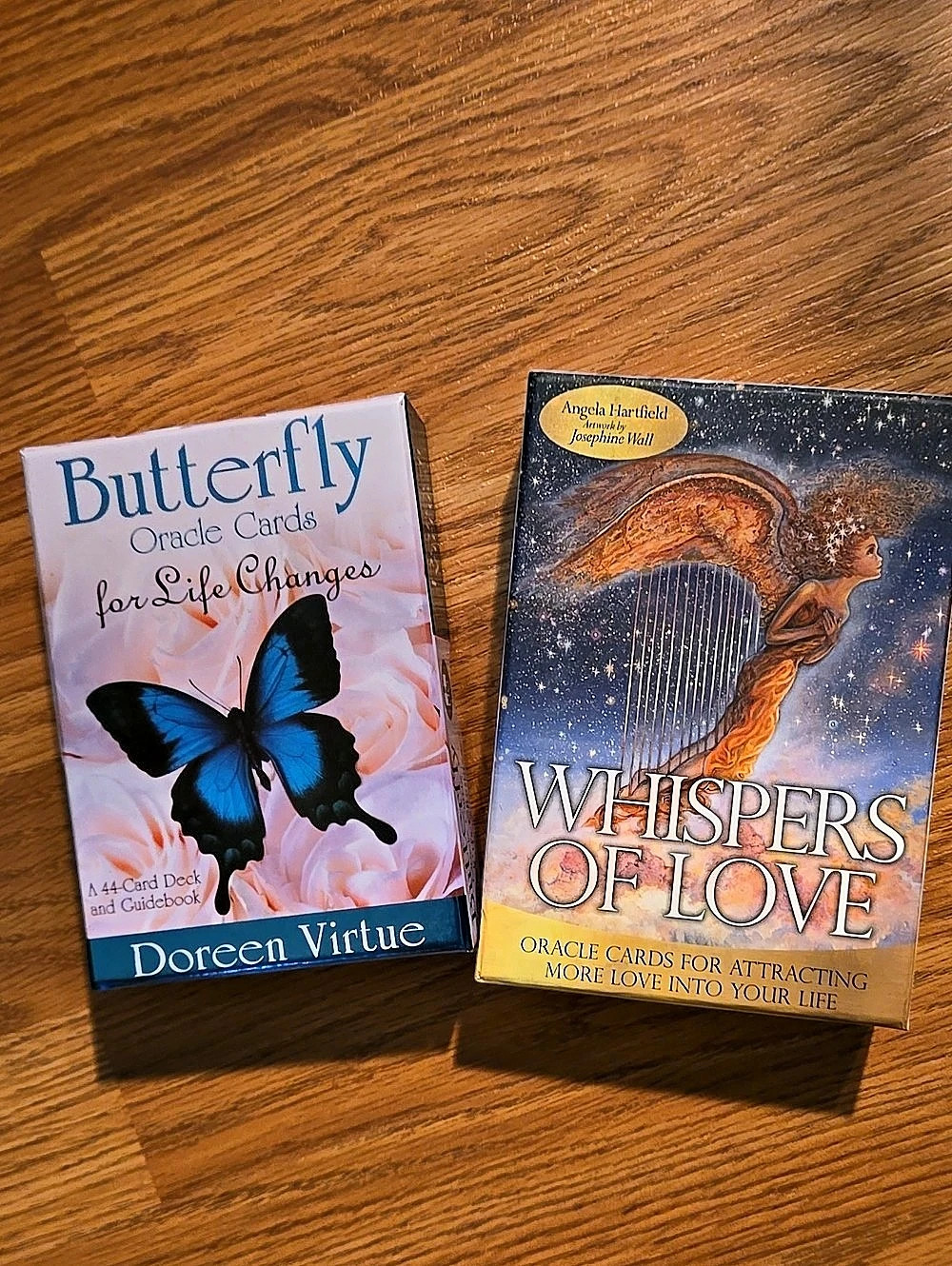 Bundle Of 2 TAROT, Whispers of Love Oracle Cards & Butterfly Oracle Cards